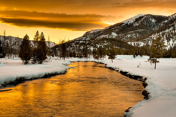 Gibbon River Sunset